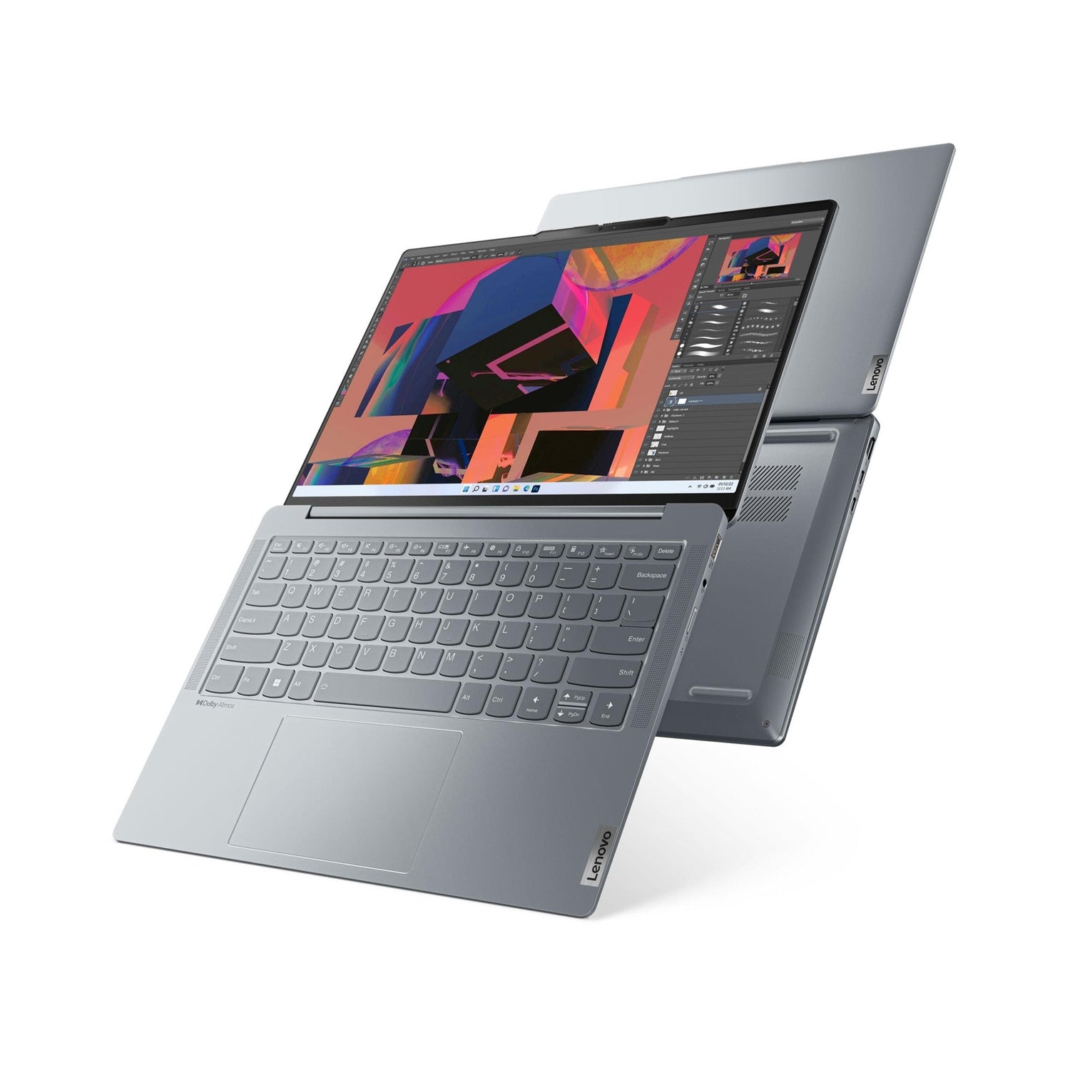 Refurbished(Excellent) - Lenovo IdeaPad Slim 7-14IRP8 14" 2.8K Touch  Backlit keyboard  Laptop Intel i7-1360P 12 Cores 16GB RAM LPDDR5 512GB SSD Win 11 Bilingual FR/EN or EN Silver - Image 1