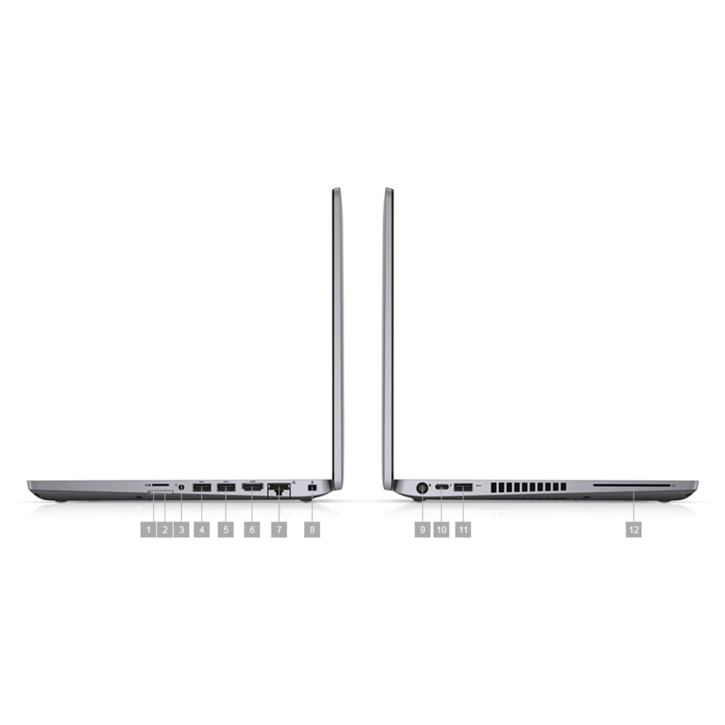 Refurbished (Excellent) - Dell Latitude 5411 14" FHD Laptop Backlit Keyboard Intel Core i7- 10850H / 6 core @ 5.10GHz  256GB SSD / 16GB RAM / Windows 11 Pro Silver - Image 2