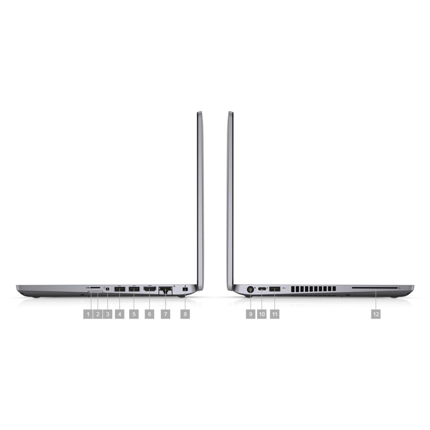 Refurbished (Excellent) - Dell Latitude 5411 14" FHD Laptop Backlit Keyboard Intel Core i7- 10850H / 6 core @ 5.10GHz  256GB SSD / 16GB RAM / Windows 11 Pro Silver - Image 2