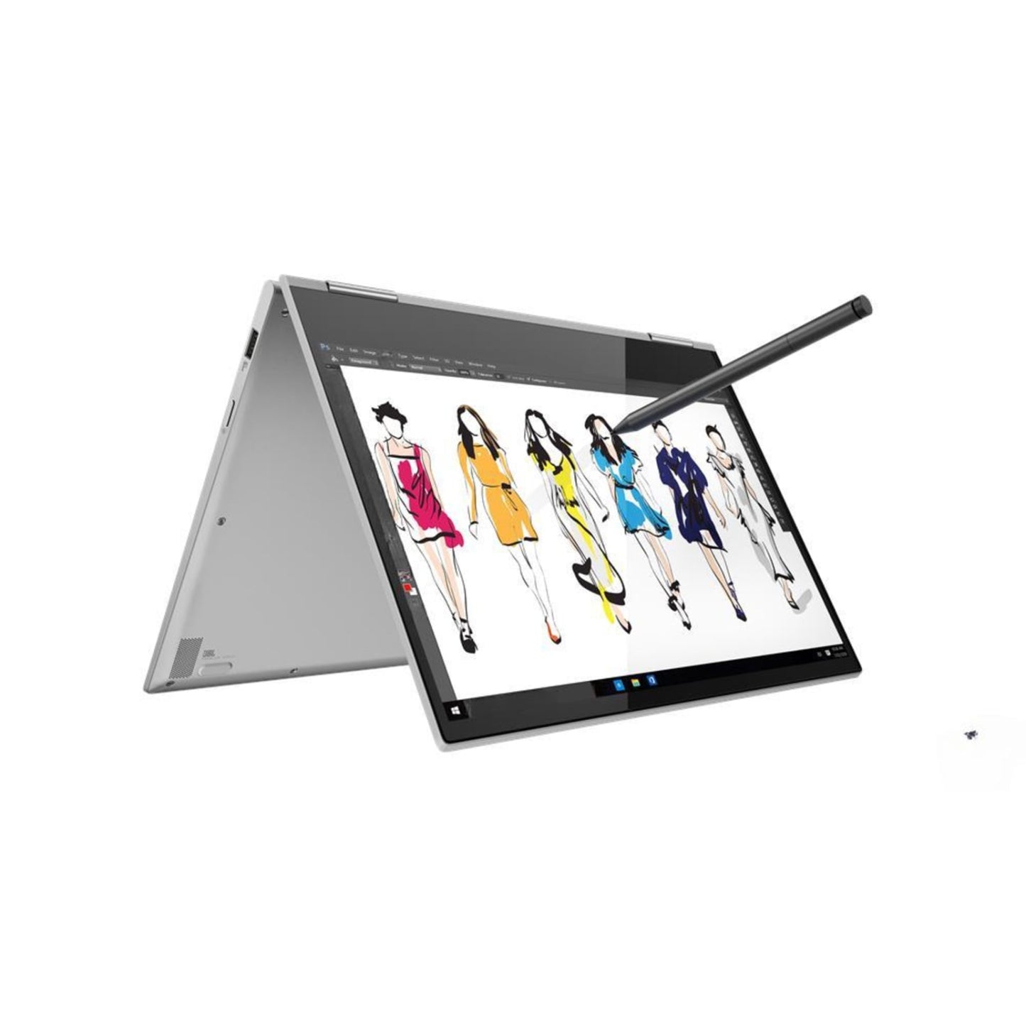 Refurbished (Excellent)  Lenovo Yoga 730 13IKB 2-in-1 Laptop Touch | 13.3" 1920x1080 FHD | Core i5 - 8250U - 256GB SSD Hard Drive - 8GB RAM | 4 cores @ 3.4 GHz Win 11 Home Black - Image 1