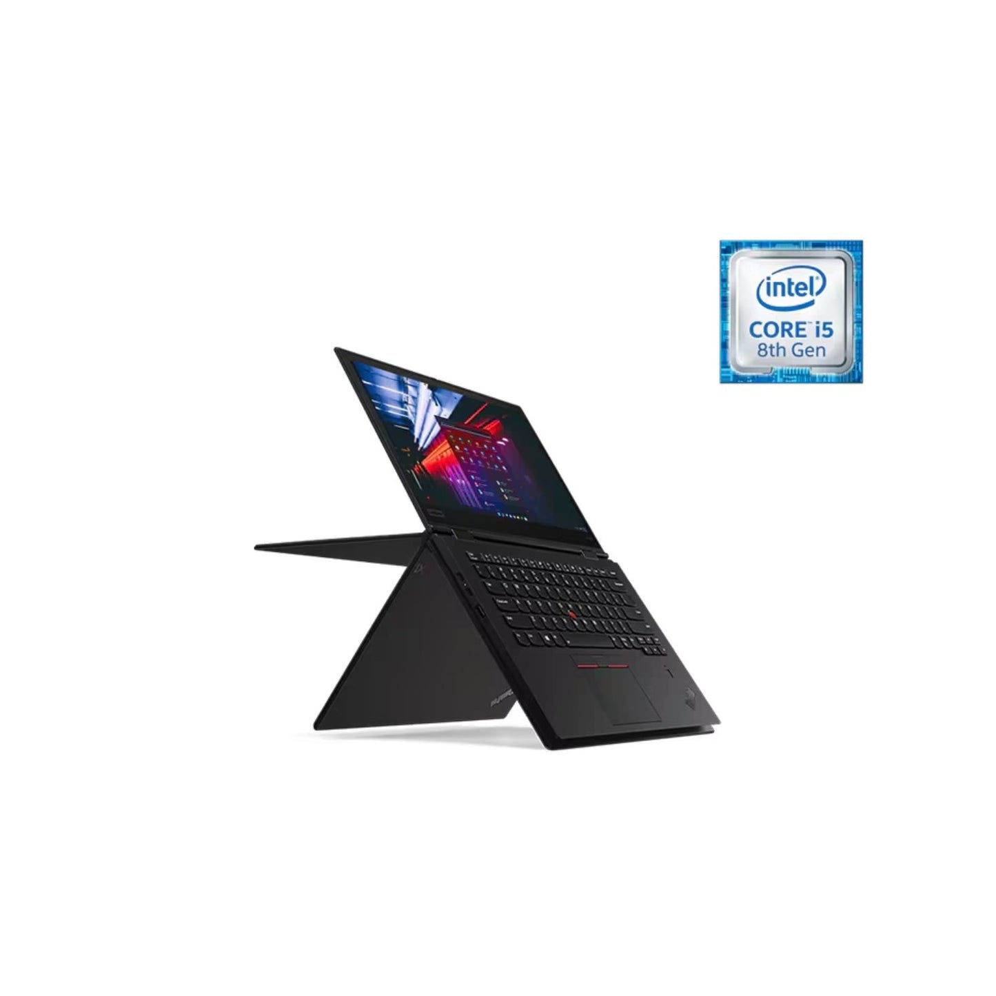 Refurbished (Excellent) - Lenovo X1 Yoga Gen 3 14" FHD Touch 2-in-1 Backlit Keyboard 4core@3.40GHz  I5-8250U / 8GB RAM / 256GB SSD / Windows 11 Pro Black  - Image 1