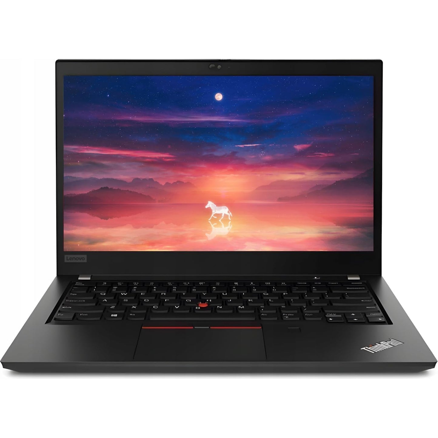 Refurbished (Excellent) - Lenovo ThinkPad 14" FHD T490 i5-8365U 16GB RAM  256GB SSD 4 cores @4.10GHz Backlit Keyboard  Windows 11 Pro Black - Image 1