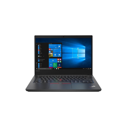 Refurbished (Excellent)  Lenovo ThinkPad E14 Gen 1 Laptop | 14" 1920x1080 FHD | Core i5-10210U - 256GB SSD - 16GB RAM | 4 cores @ 4.2 GHz  Dent on lid Win 11 Pro Black - Image 1