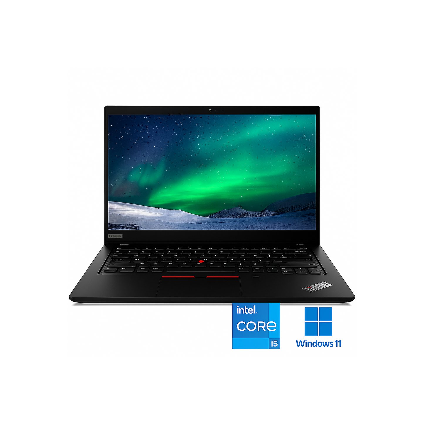 Refurbished (Excellent) - Lenovo ThinkPad 14" FHD T490 i5-8365U 8GB RAM  256GB SSD 4 cores @4.10GHz  NVIDIA GeForce MX250 | Windows 11 Pro Black - Image 1