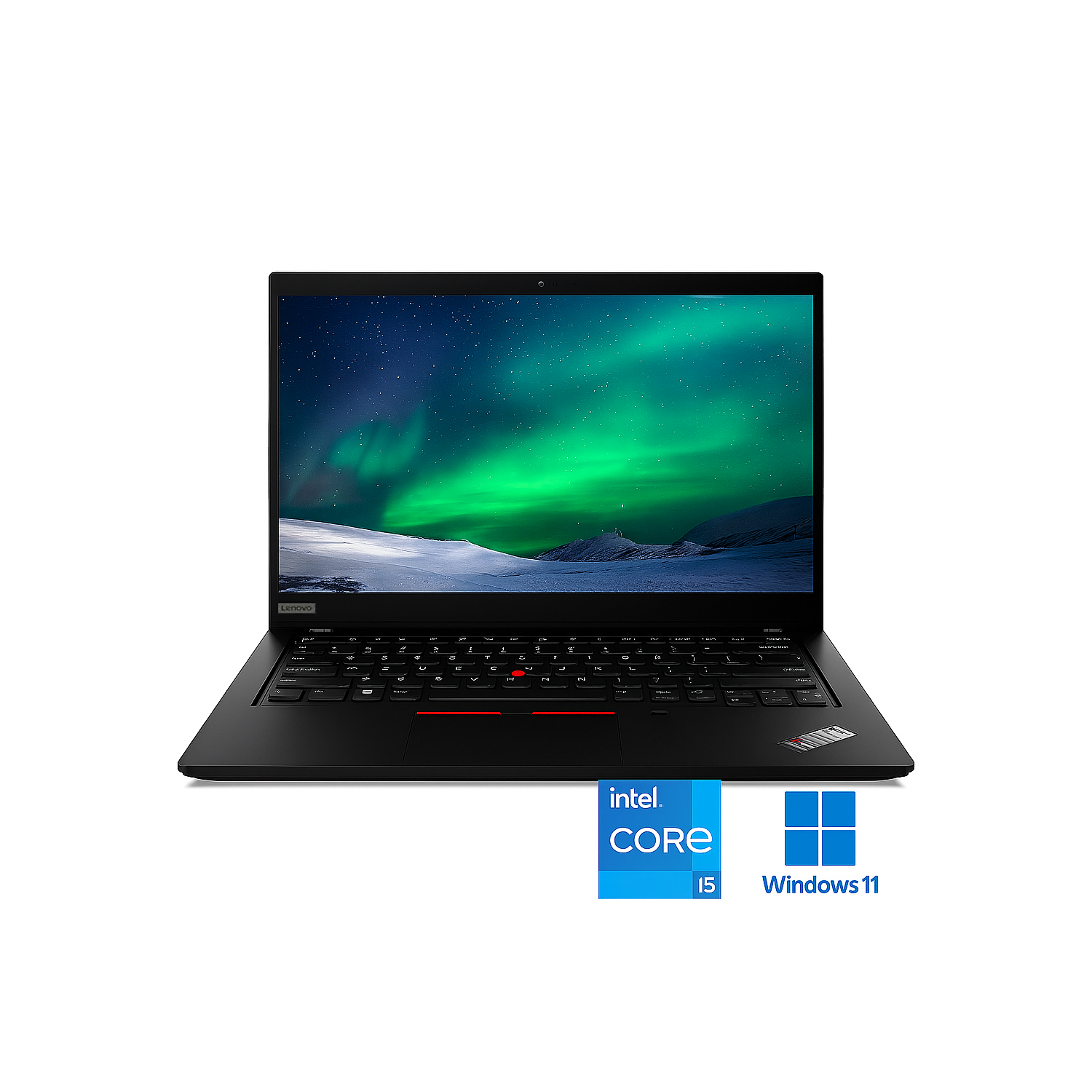 Refurbished (Excellent) - Lenovo ThinkPad 14" FHD T490 i5-8365U 8GB RAM  256GB SSD 4 cores @4.10GHz  NVIDIA GeForce MX250 | Windows 11 Pro Black - Image 1