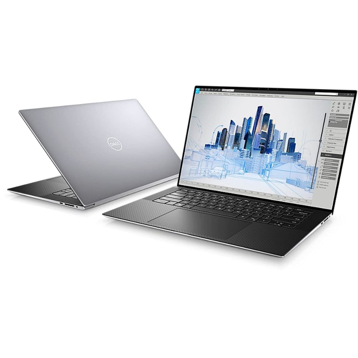 Refurbished (Excellent) - Dell Precision 5560 Intel i7-11800H 32GB 512GB SSD 15.6" 4K+  NVIDIA RTX A2000 Win 11 Pro Bilingual Backlit Keyboard , Silver Touch  - Image 1