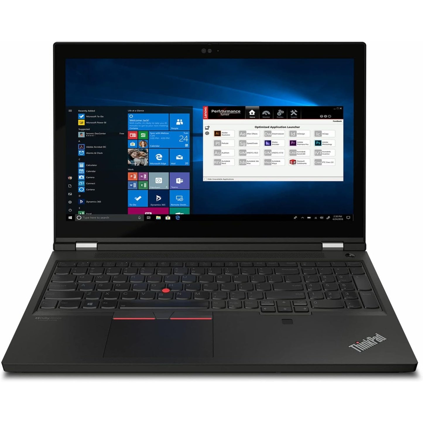 Refurbished (Excellent) – Lenovo ThinkPad P15 Gen 2i 15.6" UHD Touch  Backlit Keyboard Mobile Workstation – Black Intel Core i7-11850H/32GB RAM/1TB SSD/Windows 11 Pro/NVIDIA T1200 - Image 1