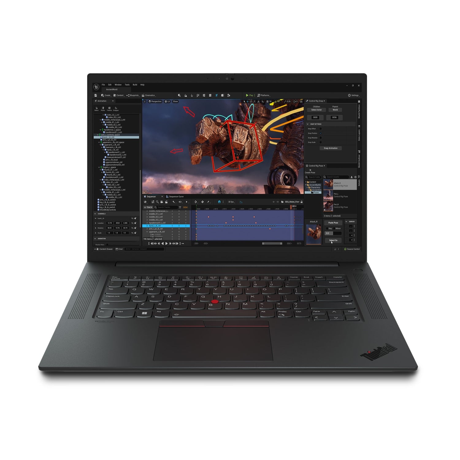 Refurbished (Excellent) Lenovo ThinkPad P1 Gen 6 Mobile Workstation 16", i9-13900H vPro, NVIDIA RTX 2000 Ada Generation Laptop GPU 32GB RAM , 1TB + 512 GB SSD, WIN 11 PRO - Image 1