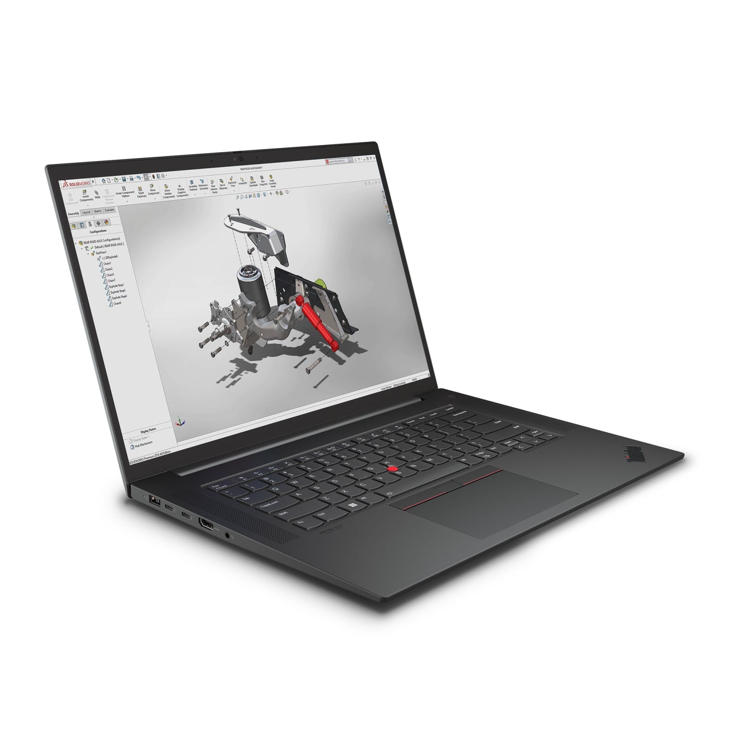 Refurbished (Excellent) Lenovo ThinkPad P1 Gen 6 Mobile Workstation 16", i9-13900H vPro, NVIDIA RTX 2000 Ada Generation Laptop GPU 32GB RAM , 1TB + 512 GB SSD, WIN 11 PRO - Image 2
