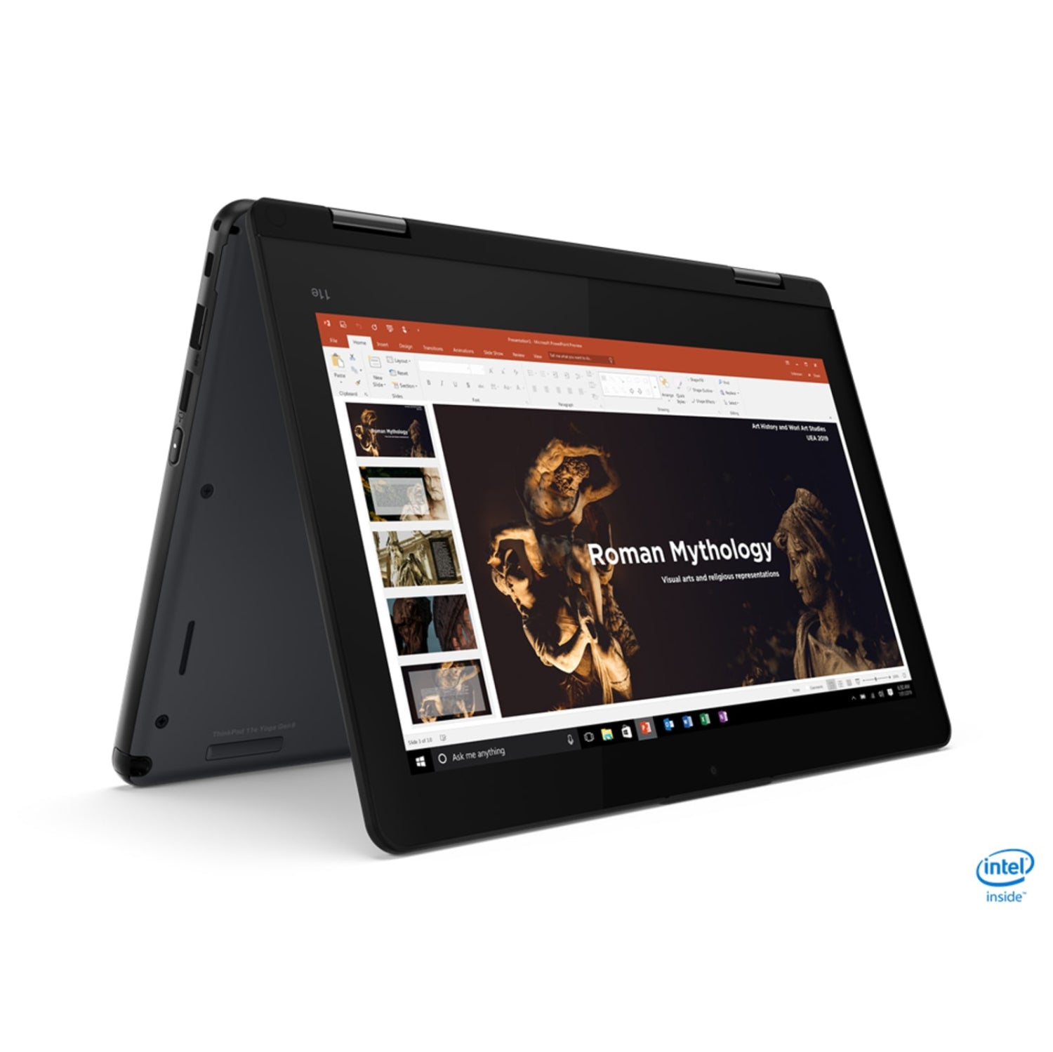 Refurbished (Excellent) Lenovo ThinkPad 11e Yoga Gen 6  | 11.6" 1366x768 HD | m3-8100Y - 256GB SSD Hard Drive - 8GB RAM | 2 cores @ 3.40 GHz Win 11 Pro Black - Image 1