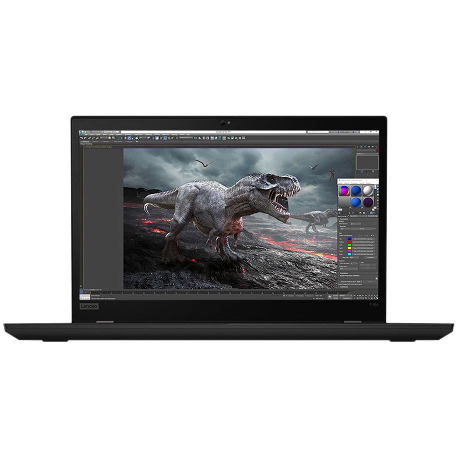 Refurbished(Excellent) -Lenovo ThinkPad P15v Gen 1 Workstation Intel Core i7-10750H@ 5.0GHz , Backlit Keyboard 32GB RAM 2TB SSD NVIDIA P620 Graphics 15.6" UHD/4K   Windows 11 Black - Image 1