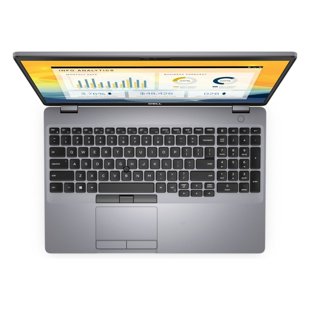 Refurbished (Excellent)  Dell Precision 3550 Workstation Laptop | 15.6" FHD  Backlit Keyboard  Core i7-10510U - 256GB SSD - 16GB RAM - Nvidia Quadro P520 2GB | 4 cores @ 4.9 Silver - Image 4