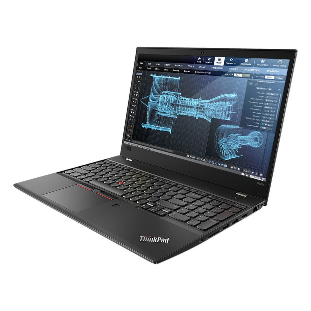 Refurbished (Excellent), Lenovo ThinkPad P52s, 15.6" UHD(4K) , Backlit keyboard - Fast Intel i7-8650U, 16GB RAM, Nvidia Quadro P500 GPU, 256GB SSD, Workstation Win 11 Black - Image 2