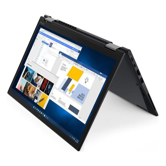 Refurbished (Excellent)Lenovo ThinkPad X13 Yoga Gen 1 Intel Laptop | 13.3" FHD  Core i7-10610U - 512GB SSD - 16GB RAM  4 cores@4.9 GHz  Bilingual Backlit Keyboard  Win 11 Pro Black - Image 1