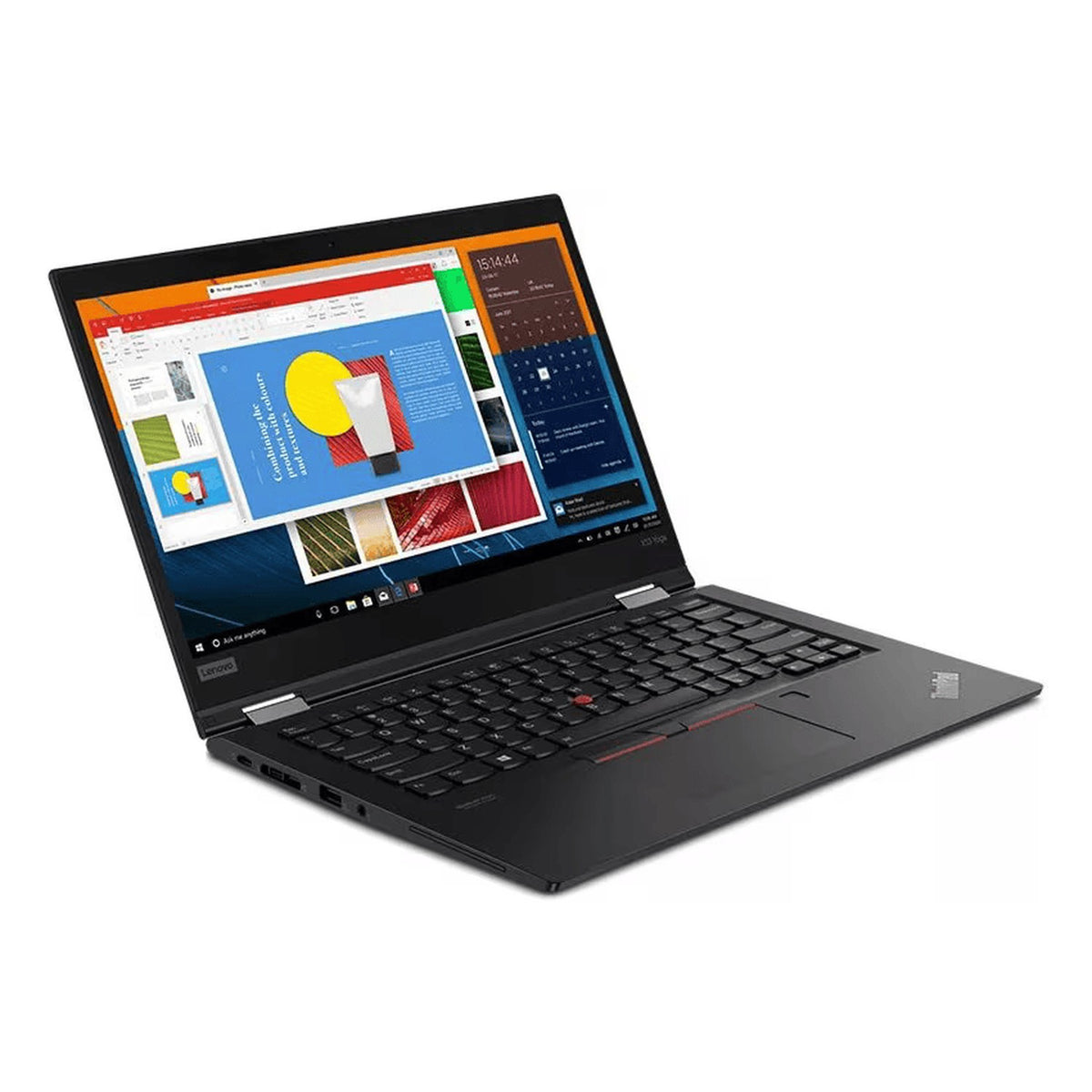 Refurbished (Excellent) LENOVO Thinkpad X13 Yoga, 13.3" Touch FHD , Backlit Keyboard , i7-1185G7, 16GB RAM , 512GB SSD , 1 Years Warranty, Win 11 , Black - Image 1