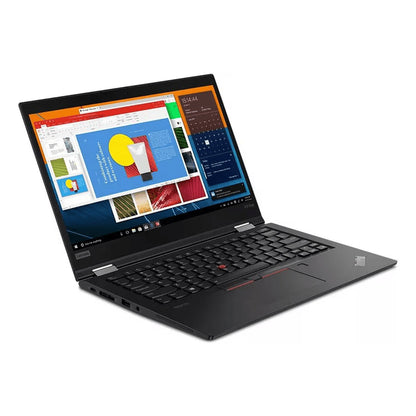 Refurbished (Excellent) LENOVO Thinkpad X13 Yoga, 13.3" Touch FHD , Backlit Keyboard , i7-1185G7, 16GB RAM , 512GB SSD , 1 Years Warranty, Win 11 , Black - Image 1