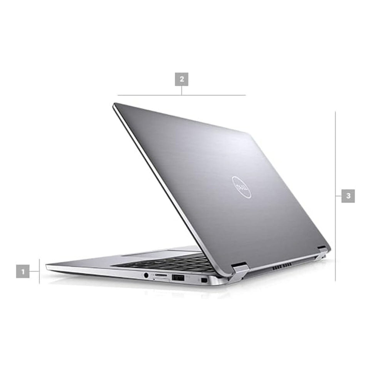 Refurbished (Excellent) Dell Latitude 7400, 14" FHD 2-IN-1 Touch Intel UHD Graphics, i7-8665U, 16GB RAM, 512GB  SSD,  PCIe, 1 Years Warranty Win 11 Pro Silver  - Image 2