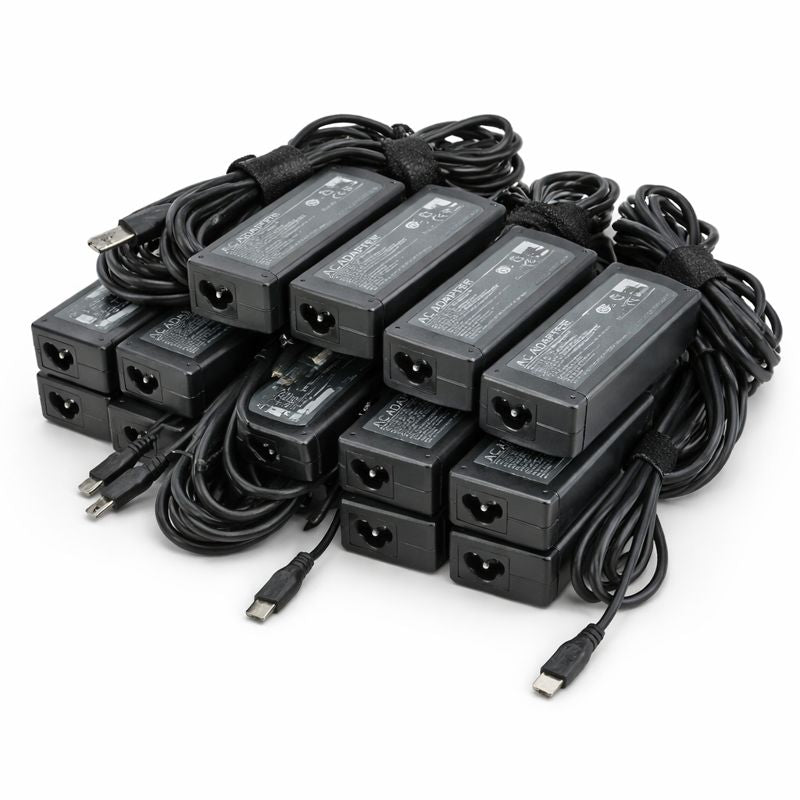 Wholesale, Bulk, Lot of 50X 65 W USB-C Chargers in Canada and Ottawa