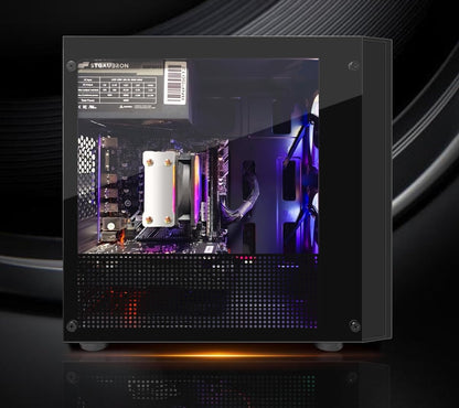 Gaming PC Computer Desktop, AMD Ryzen 5 5500 up to 4.2GHz, GeForce RTX 3050 6G, 16GB DDR4, 1TB SSD, WiFi 6 5G & BT 5.2, RGB Fan x2, Windows 11