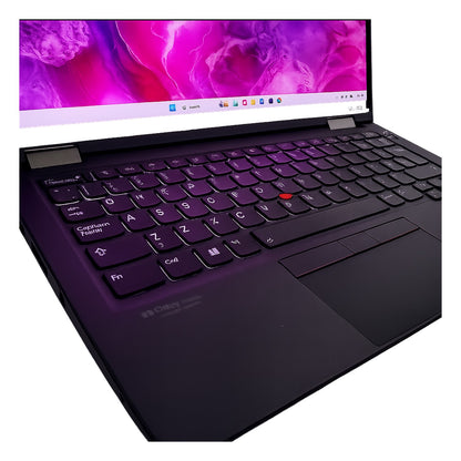 Refurbished (Excellent) LENOVO Thinkpad X13 Yoga, 13.3" Touch FHD+ , Bilingual Backlit Keyboard , i7-1185G7, 16GB RAM , 512GB SSD , 1 Years Warranty, Win 11 , Black - Image 7